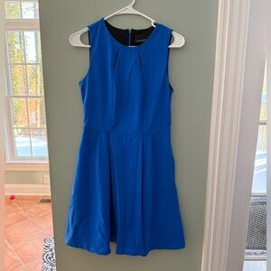 Cynthia Rowley Vibrant Blue Mini Dress with pockets